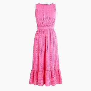 J.Crew Women Eyelet-embroidered Midi Dress